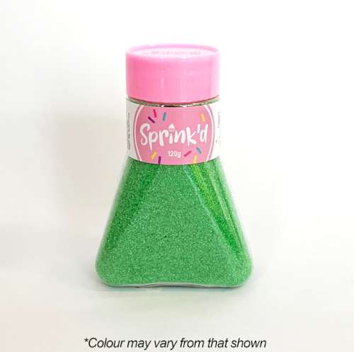 Sprink'd Sprinkles - Sanding Sugar Green - Click Image to Close